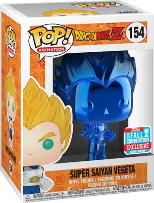 Produktbild von Dragon Ball Z - Super Saiyan Vegeta 154 2018 Fall Convention Exclusive - Funko Pop! - Vinyl Figur