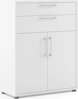Image de Commode - Buffet blanc 40x89x113h cm