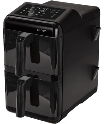 Heißluftfritteuse 2 Kammern XXL 12 L 3000 W übereinander