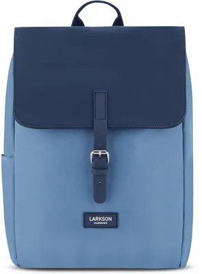 Produktbild von Kleine blaue Damenrucksack mit Laptopfach