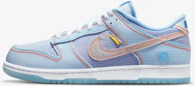 Zdjęcie produktu dla Nike Dunk Low x Union "Passport Pack Argon" DJ9649-400, Rozmiar: M 9,5 / W 11