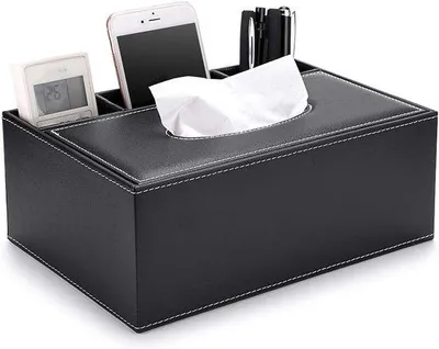 Produktbild von Schwarze Reisetasche mit Organizer - Eleganter Einzelstück-Lederbeutel