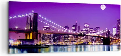 Produktbild von Bild auf Leinwand - Leinwandbild - Amerika wohnung architektur - 100x40cm - Wand Bild - Wanddeko - Leinwanddruck - Bilder - Kunstdruck - Wanddekoration - Leinwand bilder - Wandkunst - AB100x40-2443