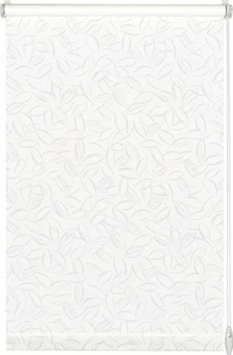 Produktbild von Gardinia Home Decor EASYFIX, Manuell, Slatted, Klemmenrolle, Weiß, Muster, Polyester
