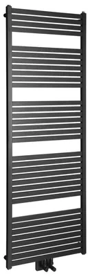 Produktbild von Aqualine TONDI Badheizkörper 600x1690 mm, Mittelanschluss, Schwarz matt