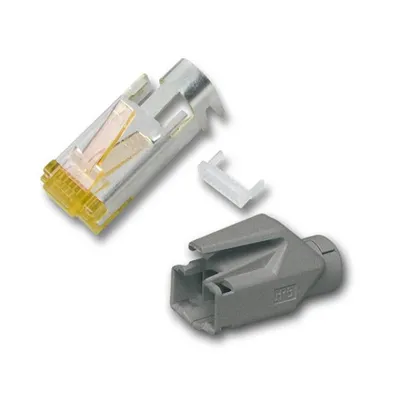 Produktbild von EFB Elektronik H7642.12-100, RJ-45, Grau, Männlich, Gerade, Cat6a, S/UTP (STP)