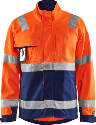 Produktbild von High Vis Jacke "4064 " - Blakläder High Vis Orange/Marineblau 5XL