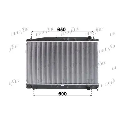Produktbild von FRIGAIR 0115.3139 Kühler Wasserkühler Motorkühler für TOYOTA Avensis Verso (M2)