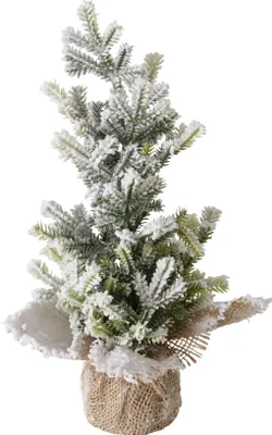 Obrázok produktu pre Umelá jedľa v jutovom kvetináči TANNE, 31 cm