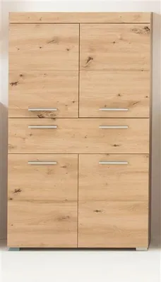 Produktbild von trendteam Bad Stauraumelement Amanda Asteiche Melamin/Asteiche Tiefgezogen 73 x 130 x 31 cm