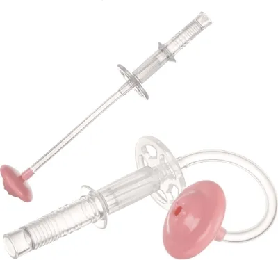 Produktbild von Canpol Babies | Silikonröhre für Trinkbecher 6m+ - Rosa - Sicheres Trinken - Anti-Auslauf Membran