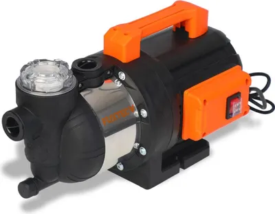 Produktbild von FUXTEC Gartenpumpe elektrisch | Fördermenge bis zu 4800 l/h | für Klarwasser, Regenwasser, Brunnenwasser & mehr | 4,8 bar | 8,5kg | FX-GP1200N