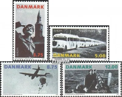Produktbild von Briefmarken Dänemark 1995 Mi 1100-1103 (kompl.Ausg.) postfrisch Frieden u. Freiheit