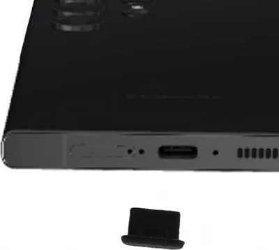 Produktbild von Ladeanschlusskappe für USB Typ C (schwarz)
