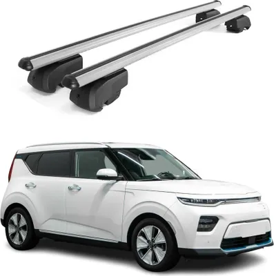 Zdjęcie produktu dla Bagażnik bazowy do Kia Soul EV 2020-2023 Aluminium Silver ABE 2x