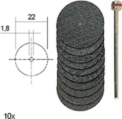 Immagine prodotto di Proxxon 28808 fornitura per la lucidatura di utensili rotanti