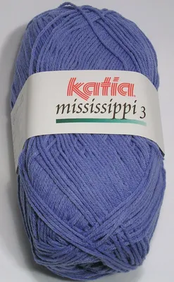 Produktbild von MISSISSIPPI-3 von Katia - BLAU (801) - 50 g / ca. 210 m Wolle