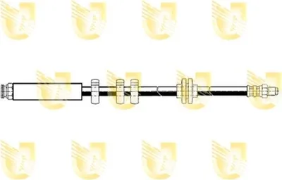 Produktbild von UNIGOM 377342 Bremsschlauch für FIAT Seicento / 600 Schrägheck (187) Seicento / 600 Van (287)