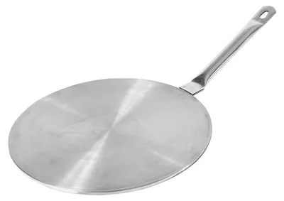 Induktionsscheibe aus Edelstahl, Silber, 1 Stück