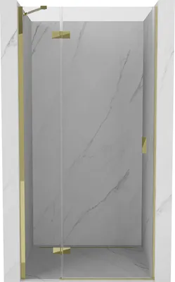 Zdjęcie produktu dla Mexen Mist-H drzwi prysznicowe uchylne lewe 120 cm, transparent, złote - 8A5-120-000-50-00-L