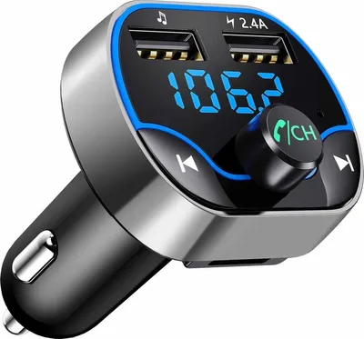 Immagine prodotto di Trasmettitore Per Auto Bluetooth Doppio Usb Mp3 Vivavoce Chiamata Tf Card