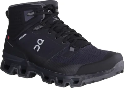 Produktbild von On Running Cloudrock 2 Waterproof Herren, Outdoor Textil/Synthetik, Black/Eclips - Wanderschuhe Outdoor Herren, Schwarz, nylon/mesh/polyester (95% recyceltes polyester, wasserdicht)