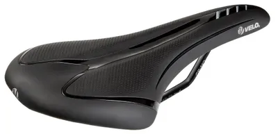 Produktbild von Velo Fit Athlete BC, Fahrradsattel, Straßenrennen, Unisex, Schwarz, Einfarbig, 15,5 cm