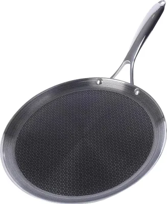 Immagine prodotto di Padella per pancake, acciaio inox, diametro 28 cm, rivestimento antiaderente, manico ergonomico, temperatura massima del forno 260 °C