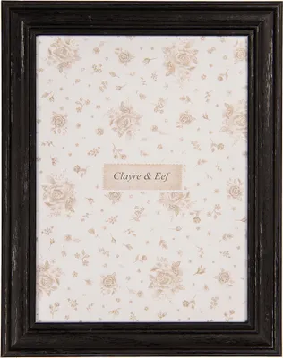 Produktbild von Clayre & Eef Bilderrahmen 13x18 cm Schwarz MDF