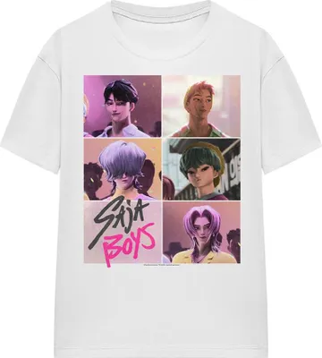Immagine prodotto di K-Pop Demon Hunters - Maglietta da donna TV20388 (XL) (Bianco)