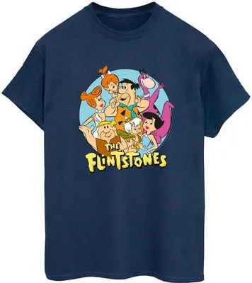 Obrázok produktu pre The Flintstones - Pánske tričko BI25220 (M) (námornícka modrá)