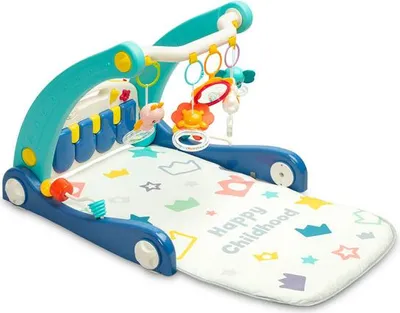 Immagine prodotto di Passeggino, coperta da gioco, 2in1 - blu