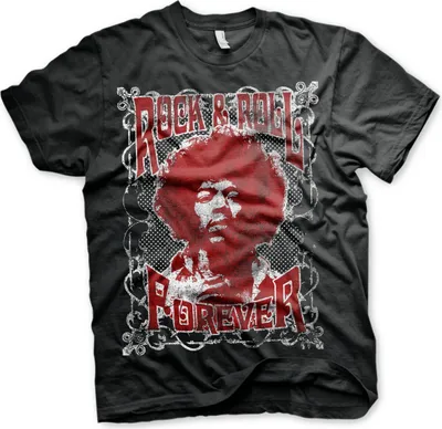 Produktbild von Jimi Hendrix Rock 'n Roll Forever Black XL T-Shirt