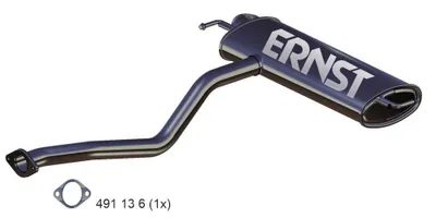 Produktbild von ERNST 647021 Endschalldämpfer für HYUNDAI ix35 (LM, EL, ELH) Auspuff