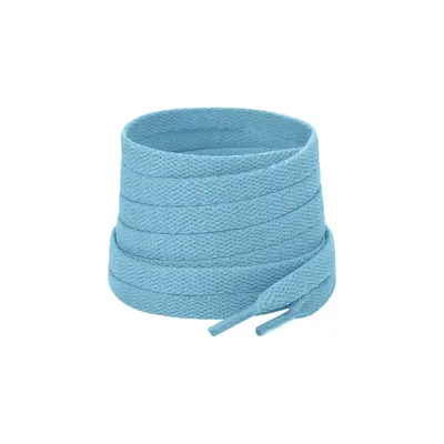 Flache Schnürsenkel in 
Blau Hell – 120 cm Länge – 8 mm breit – für Freizeitschuhe und Sneaker