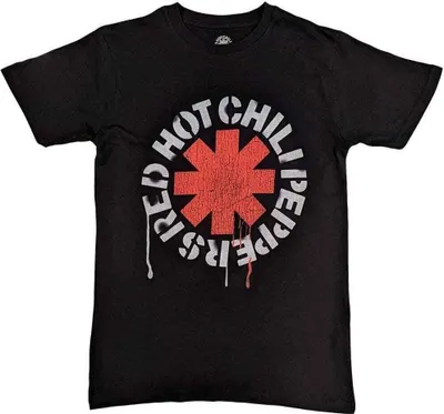 Obrázek produktu pro Red Hot Chili Peppers Stencil Black M Tričko