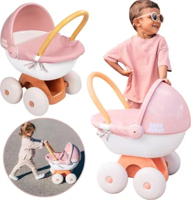 Image de Poussette SMOBY avec canopy en plastique