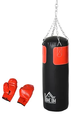 Immagine prodotto di Sacco e guantoni da boxe HOMCOM A91-101 - A