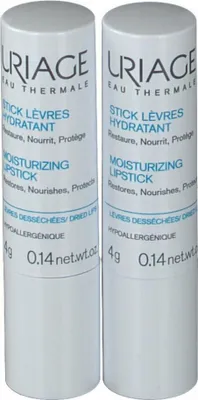 Productafbeelding van 2 x 4 gram hydraterende lippenbalsem