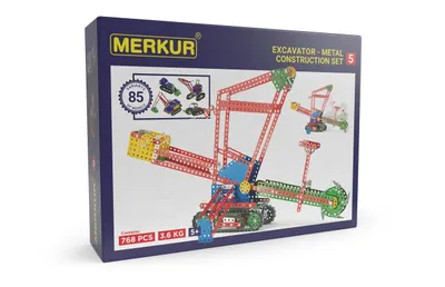 Produktbild von Bausatz Merkur 5, 768 Teile, 80 Modelle