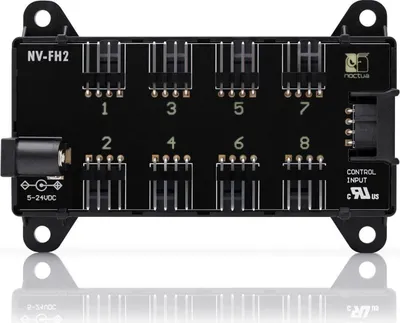Zdjęcie produktu dla Noctua NV-FH2, 8 kan., Czarny, 5 - 24 V, 22 W, -40 - 60 °C, 93 mm
