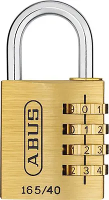 Obrázek produktu pro Kombinovaný visací zámek 165 Tělo zámku š.40mm MS Kombinační váleček.4 ABUS