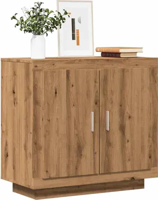 Produktbild von "2026 Aktion"Sideboard/Kommode - elegantes Design - Buffetschrank - Artisan-Eiche 80x40x75cm Holzwerkstoff DE544207 - Kommoden