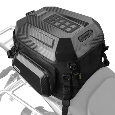 Immagine prodotto di Solidchoice - Borsa posteriore impermeabile per moto, con capacità espandibile