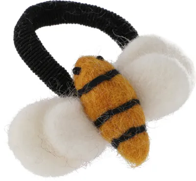 Produktbild von Filz Haargummi - Bienchen, Weiß, Haarspangen, Haarschmuck