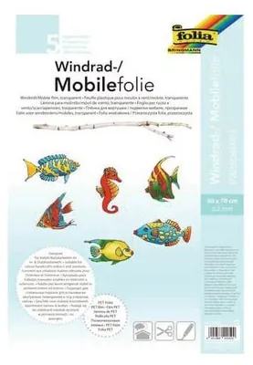 Produktbild von folia® Windrad-/Mobilefolie, 50 × 70 cm, 0,2 mm