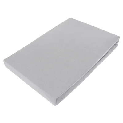 Produktbild von Jersey Spannbettlaken 100% Baumwolle 90x200/100x200 125 g/m² 30er Steghöhe | Silber Grau