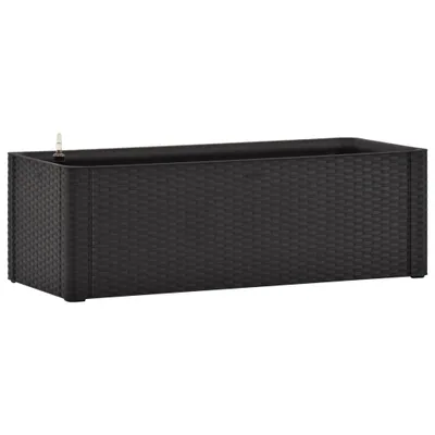 Produktbild von vidaXL Garten-Hochbeet Selbstbewässerungssystem Anthrazit 100x43x33 cm