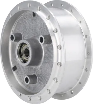 Obrázek produktu pro Ladení náboje kola, hliníkové prírodní s namontovanými ložisky - Simson S50, S51, S70, KR51 Schwalbe, SR4, Duo4