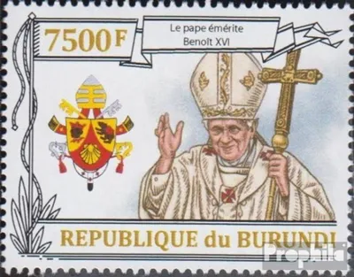 Produktbild von Briefmarken Burundi 2013 Mi 3152 (kompl.Ausg.) postfrisch Papst Benedikt XVI.